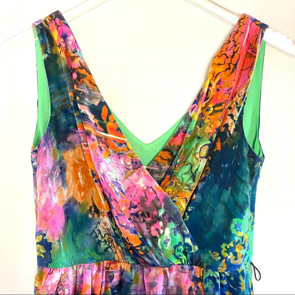 Suzi Chin for Maggy Boutique Watercolor Dress - Picture 4 of 7